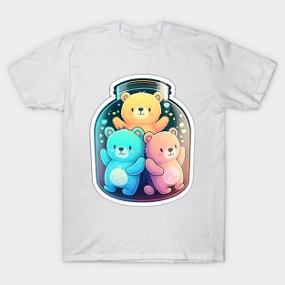 Cuddly Bears in a Honey Pot T-Shirt
